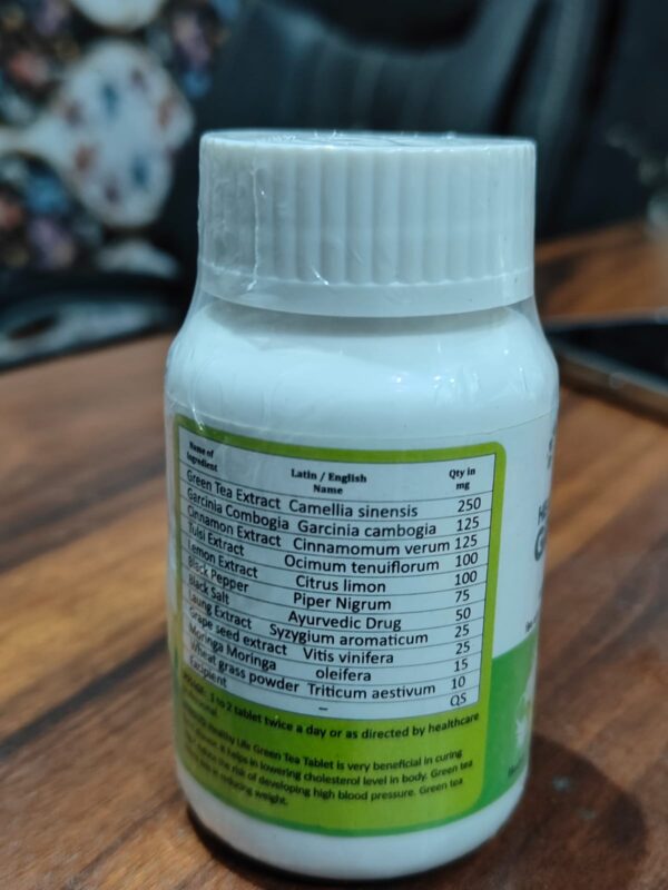 HEALTHYLIFE GREEN TEA(30TAB) - Image 2